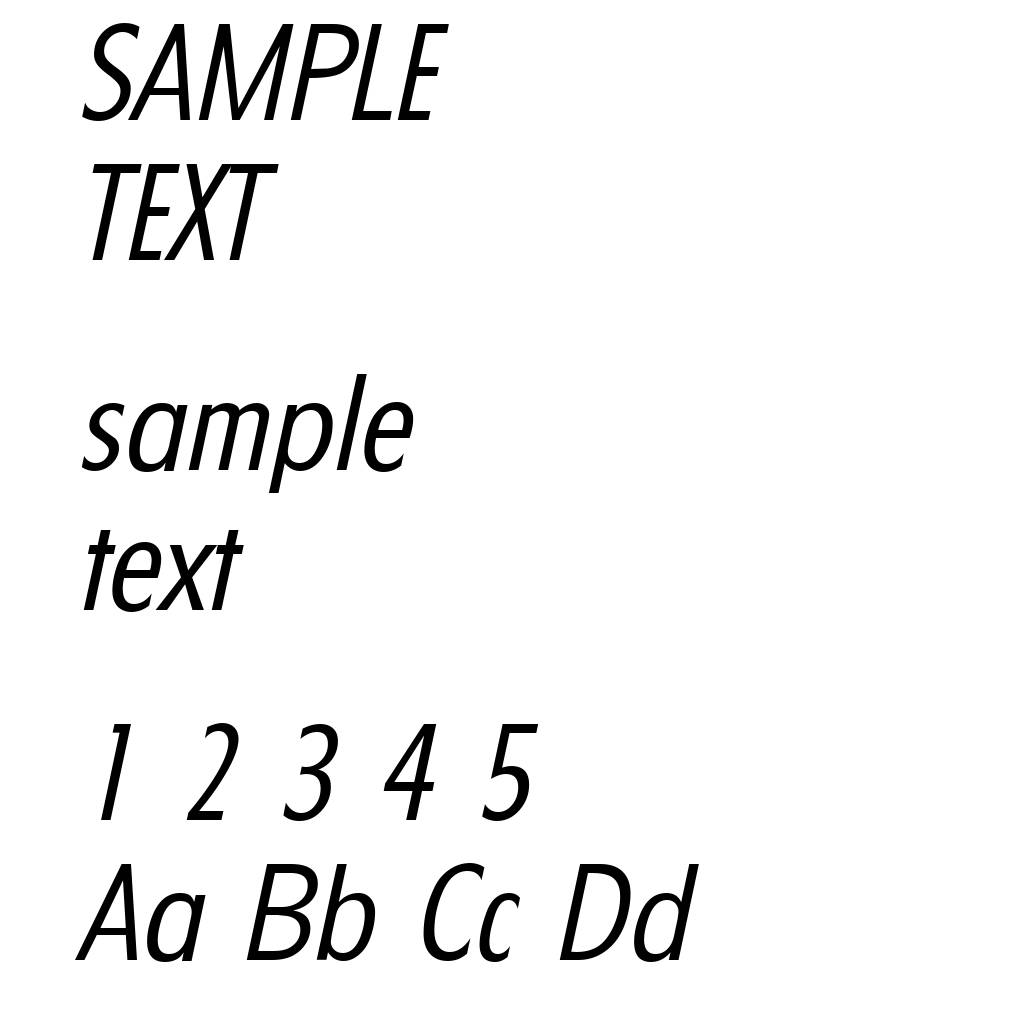 FloridaSerial-Light-Italic