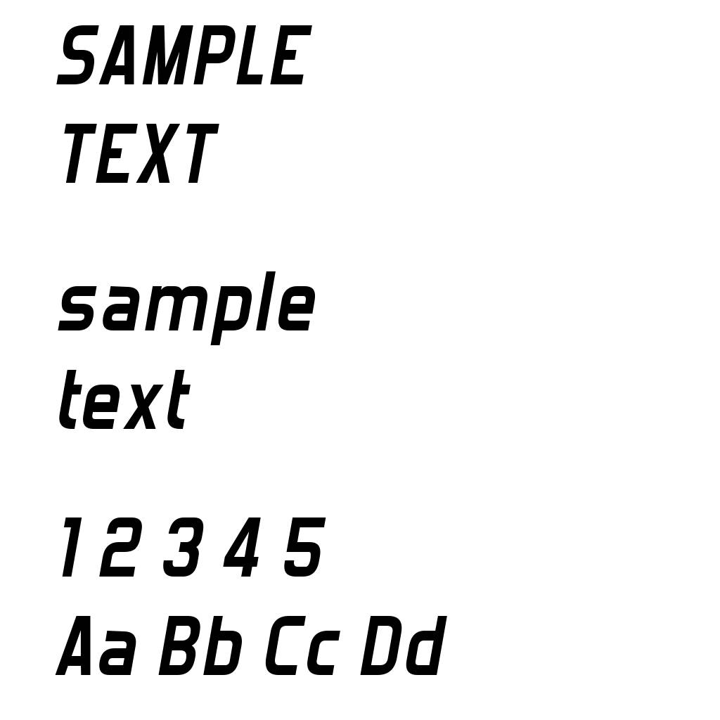 Forgotten Futurist Bold Italic