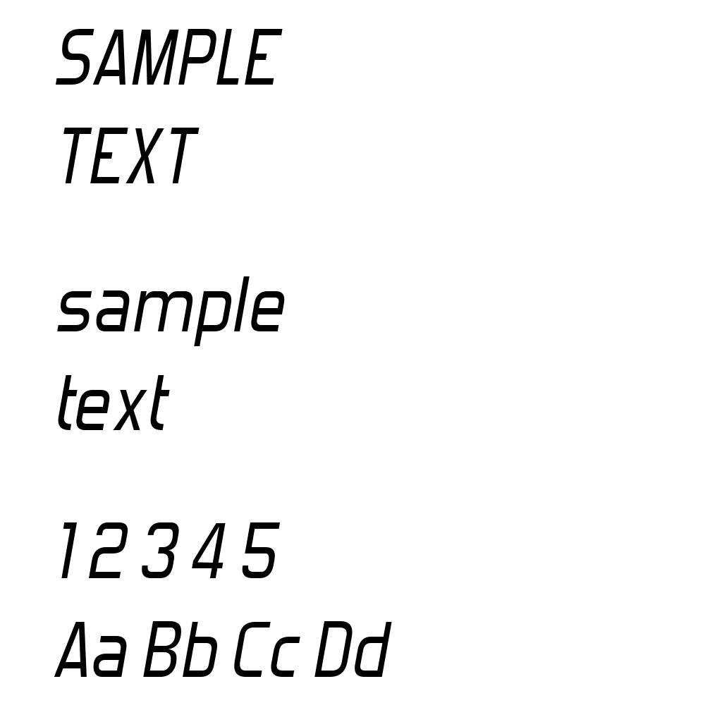 Forgotten Futurist Italic