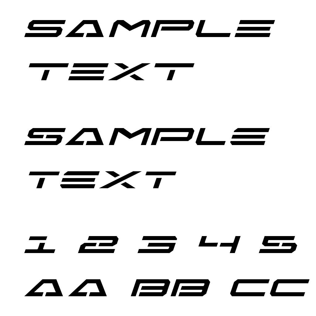 Free Agent Expanded Italic