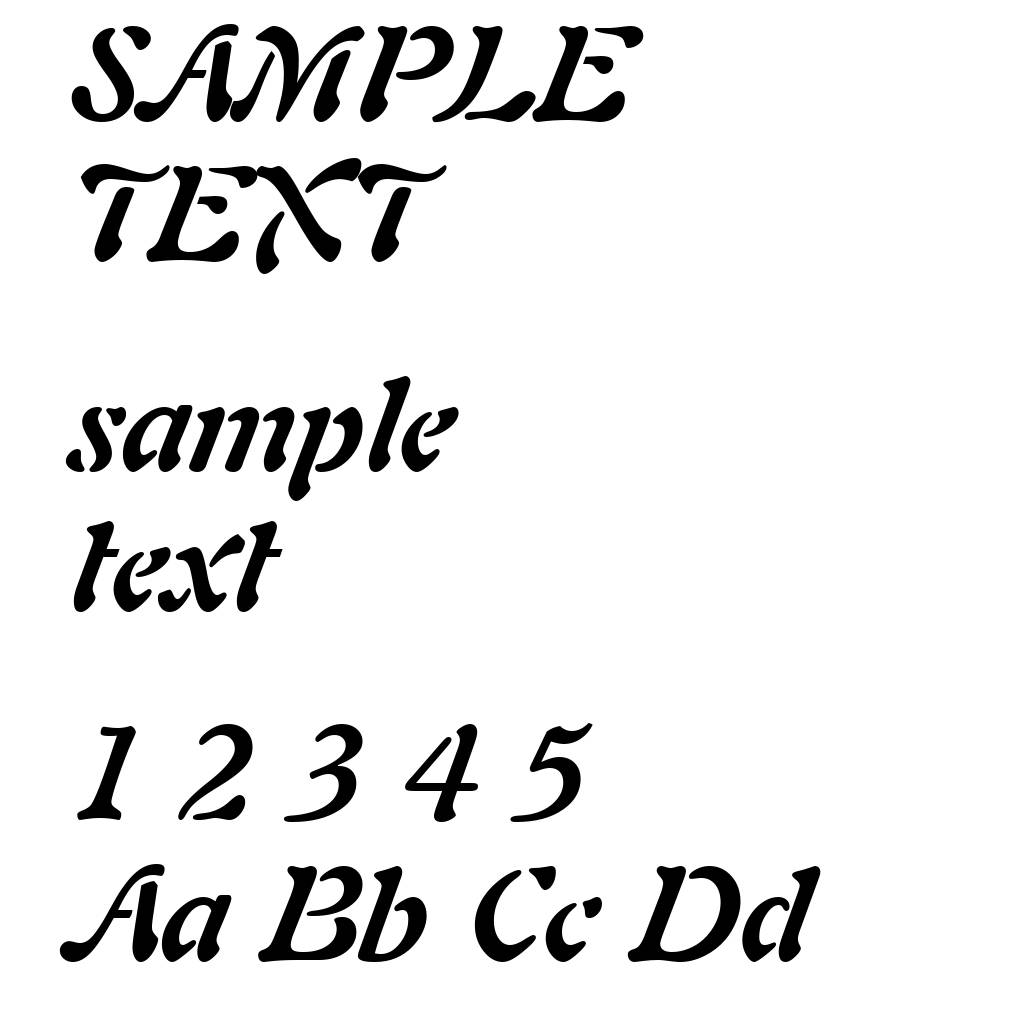 Freeform 721 Bold Italic BT
