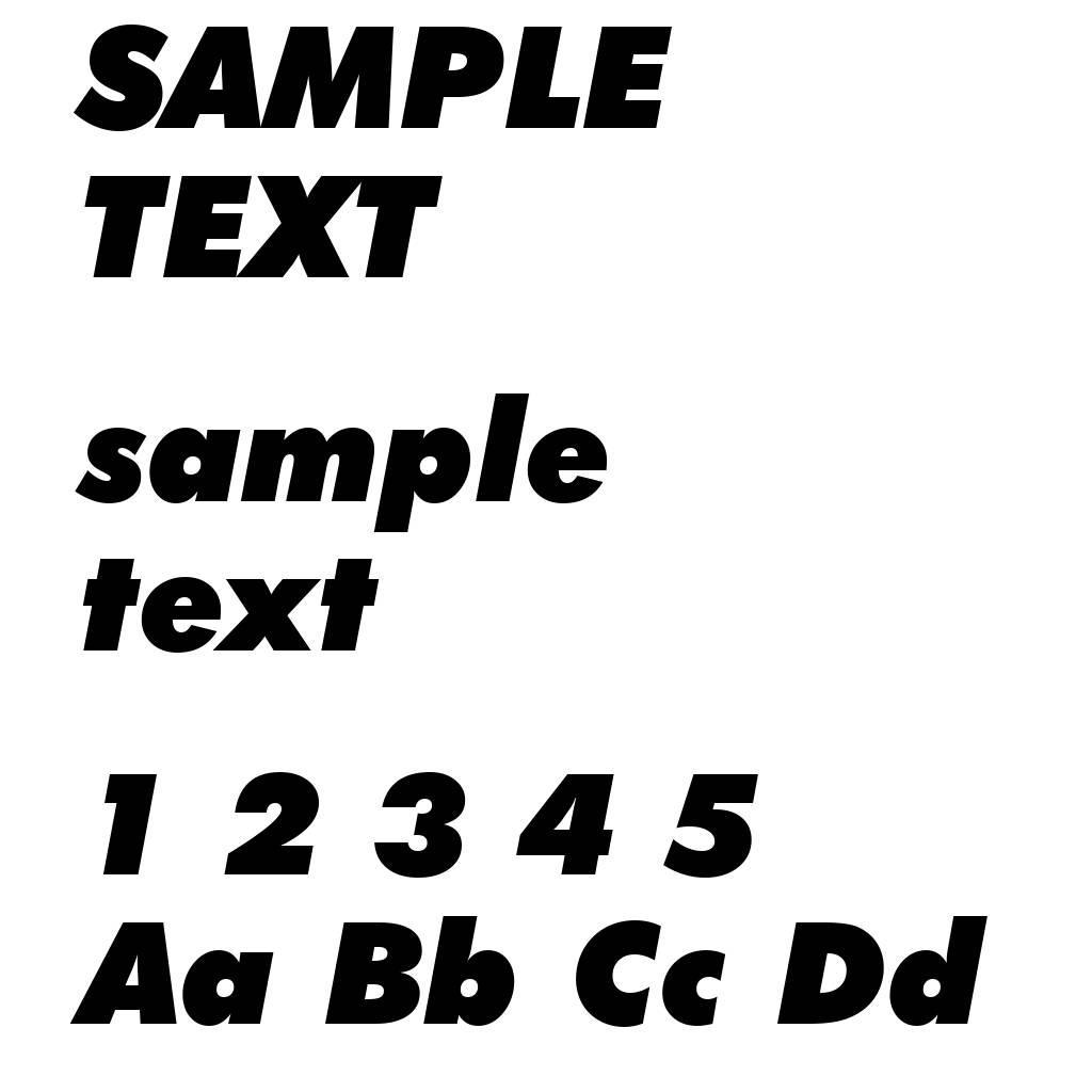 Futura Extra Black Italic BT