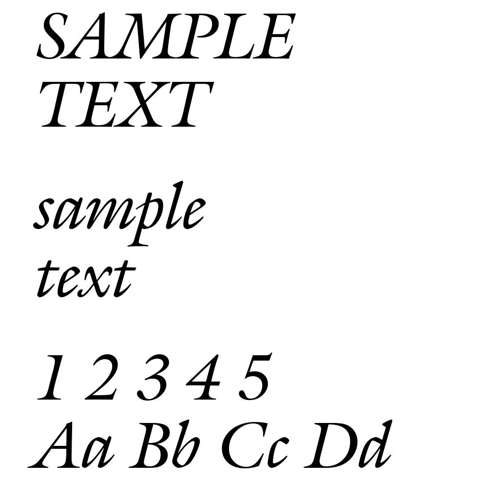 Galliard Italic BT