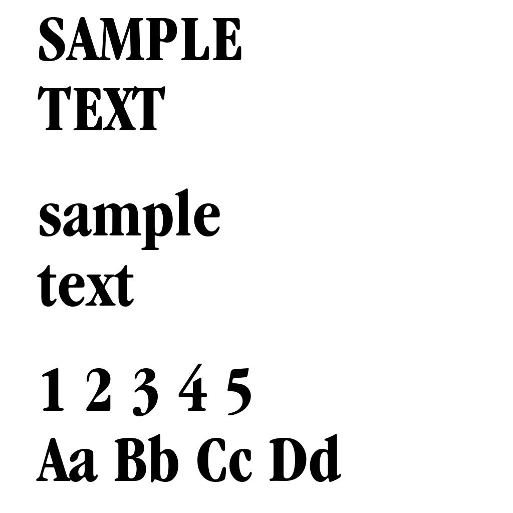 Garamond ITC Bold Condensed BT