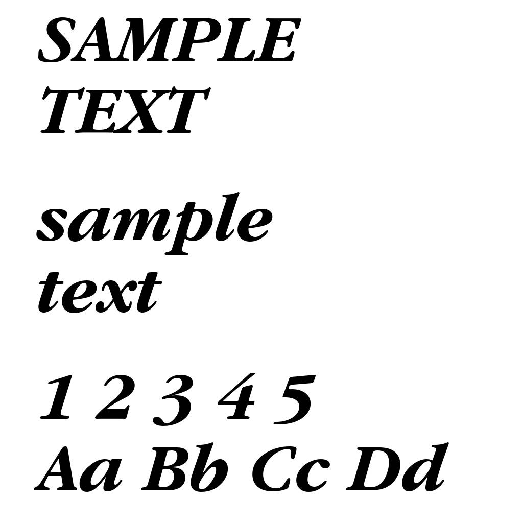 Garamond ITC Bold Italic BT