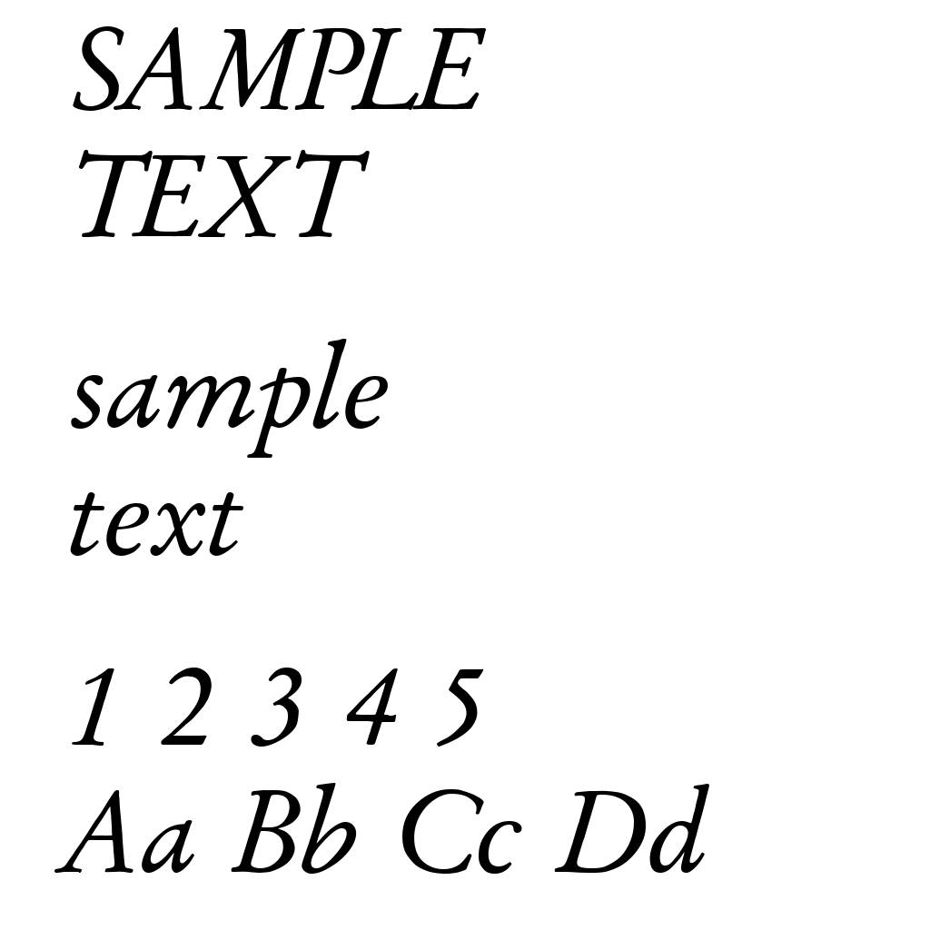 Garfeld-Original Italic