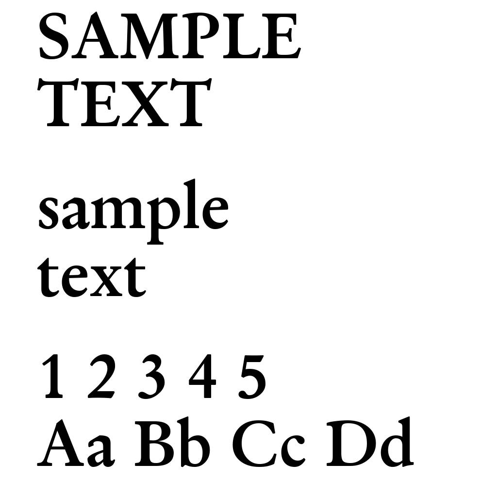 Garamond Halbfett