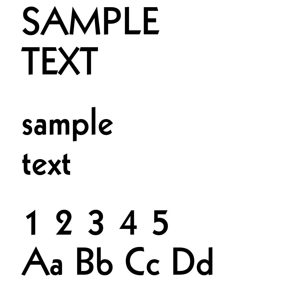 Geometric 231 Bold BT