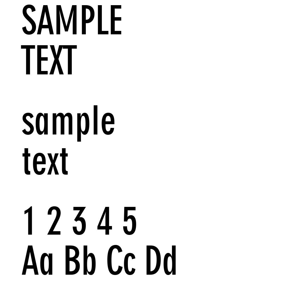 Geometric 706 Bold Condensed BT