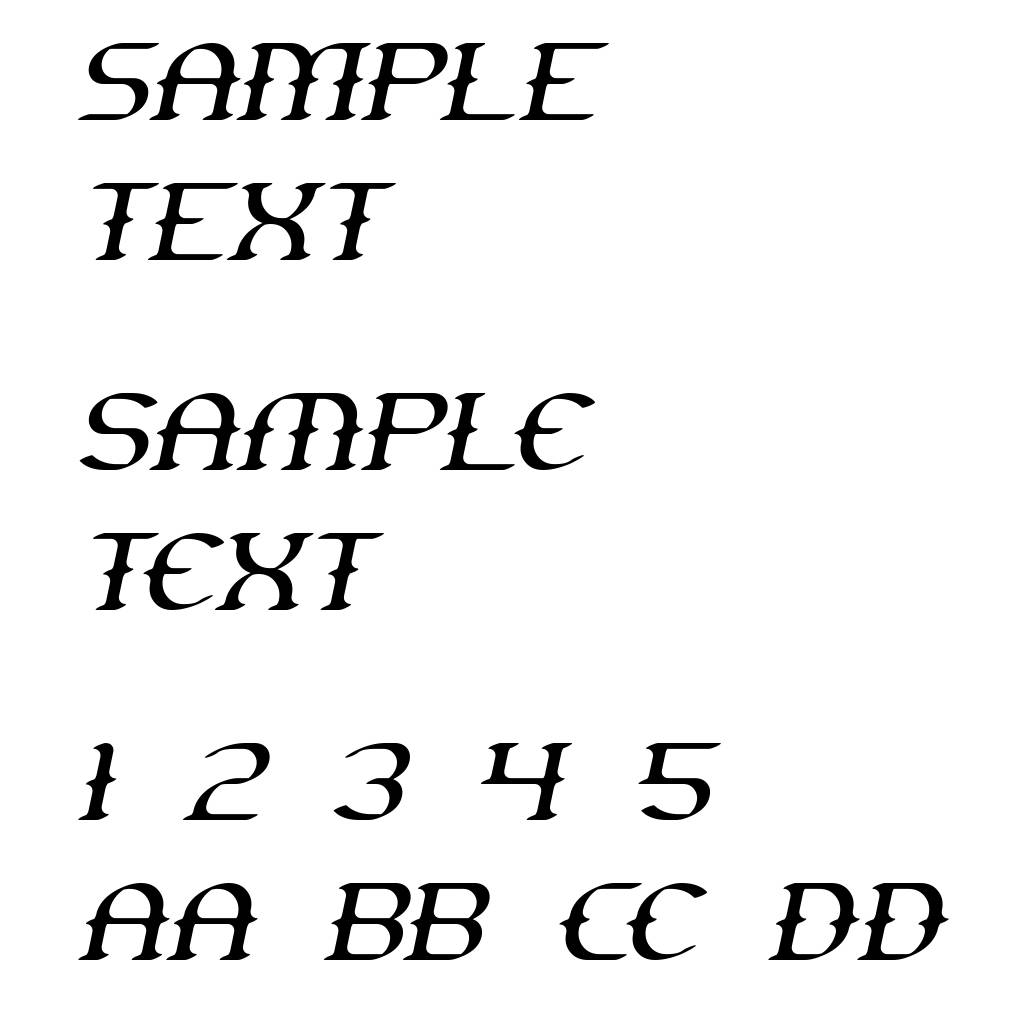 Gesture Thin Slant BRK