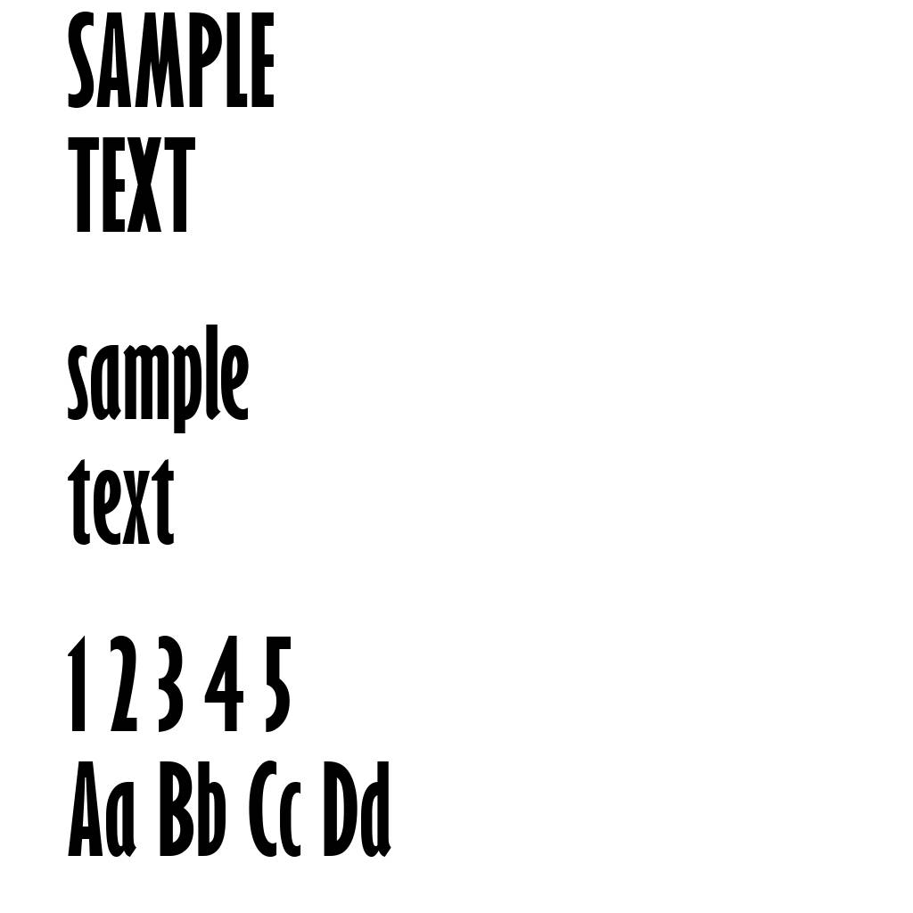 Gill Sans MT Ext Condensed Bold