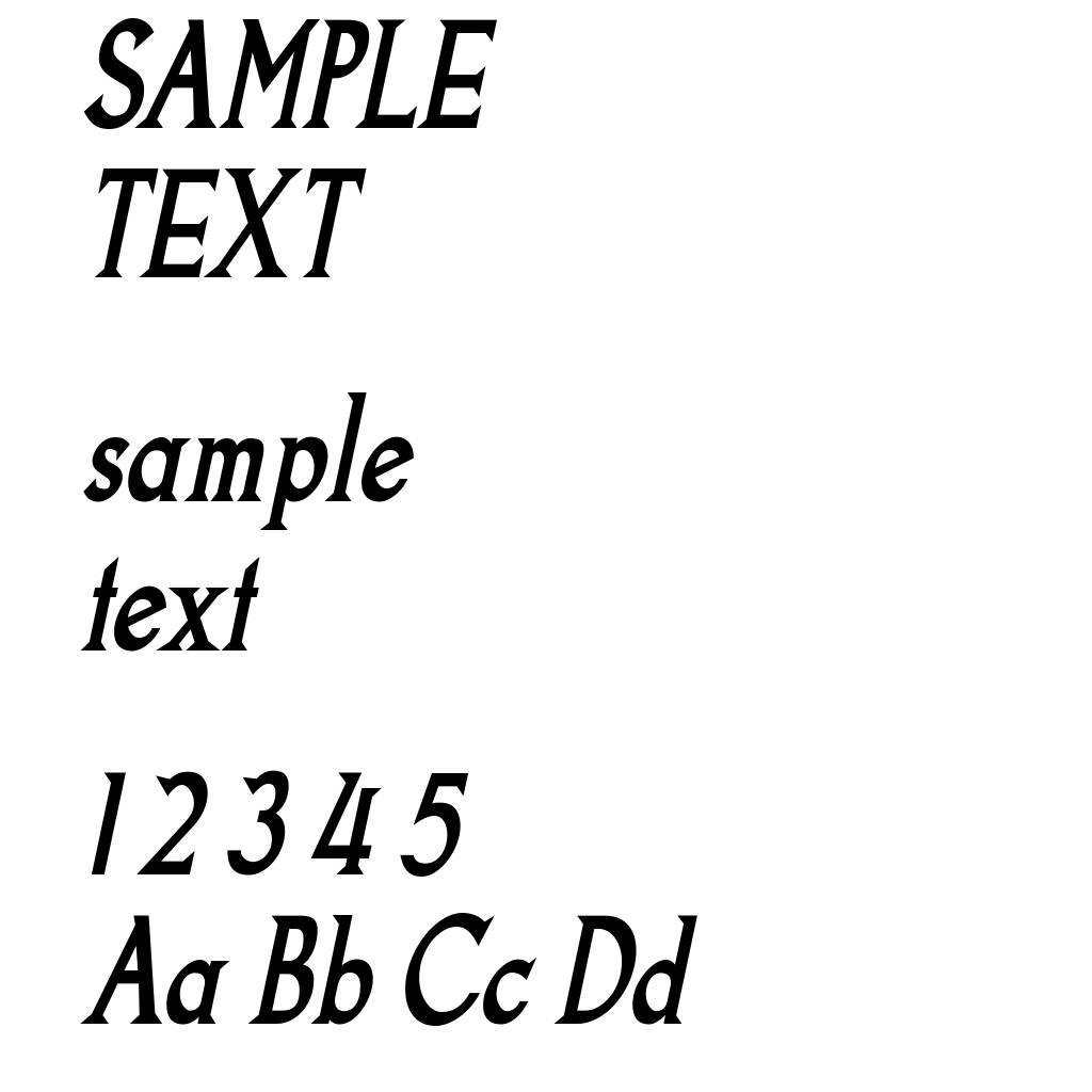 Goodfish Bold Italic