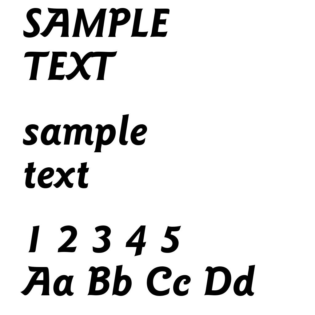 Goudy Sans Bold Italic BT