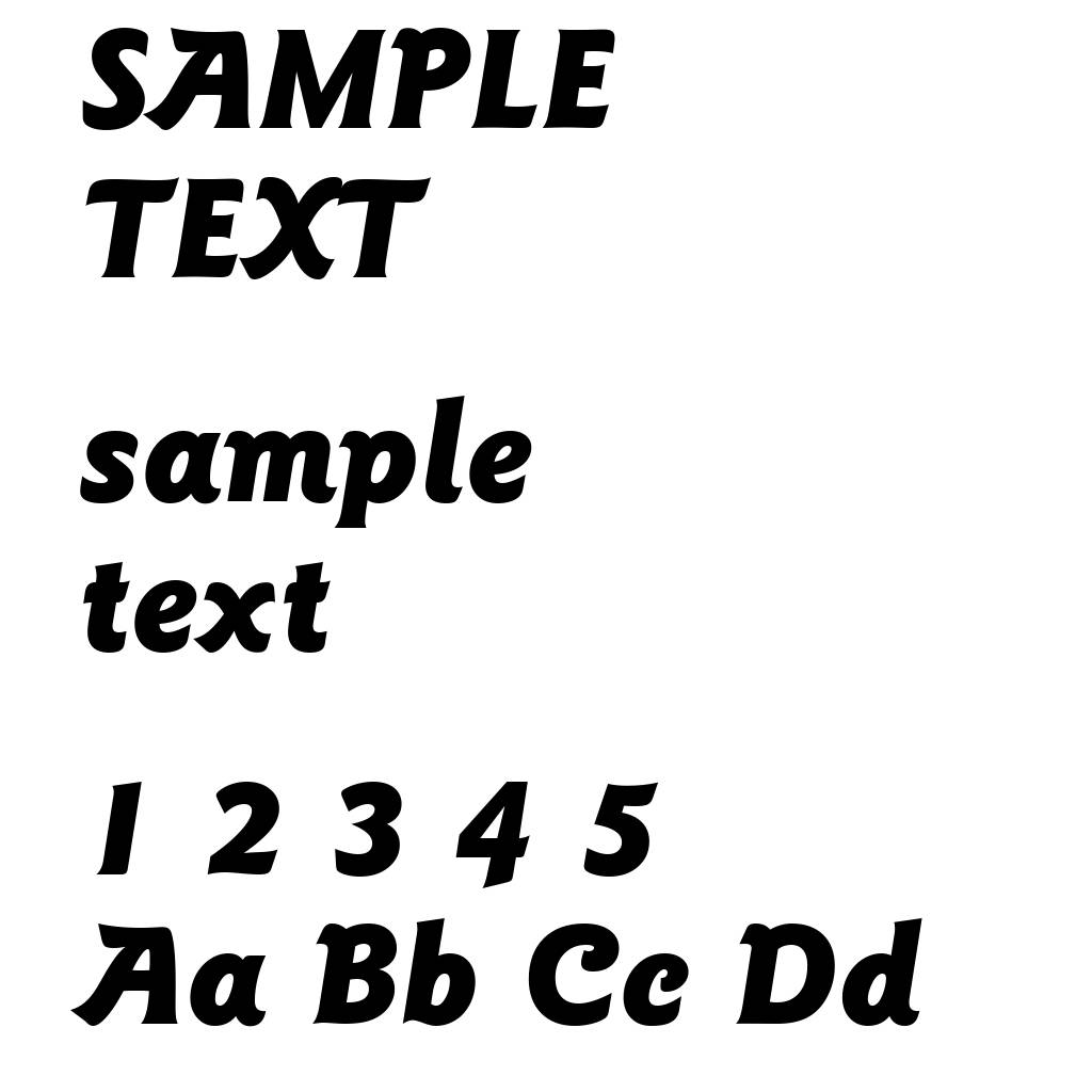 Goudy Sans Black Italic BT