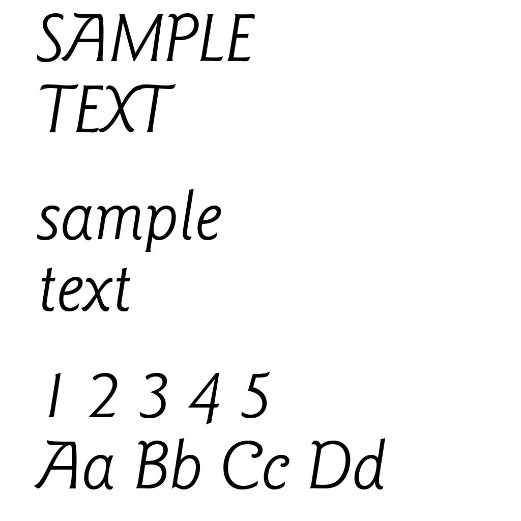 Goudy Sans Light Italic BT