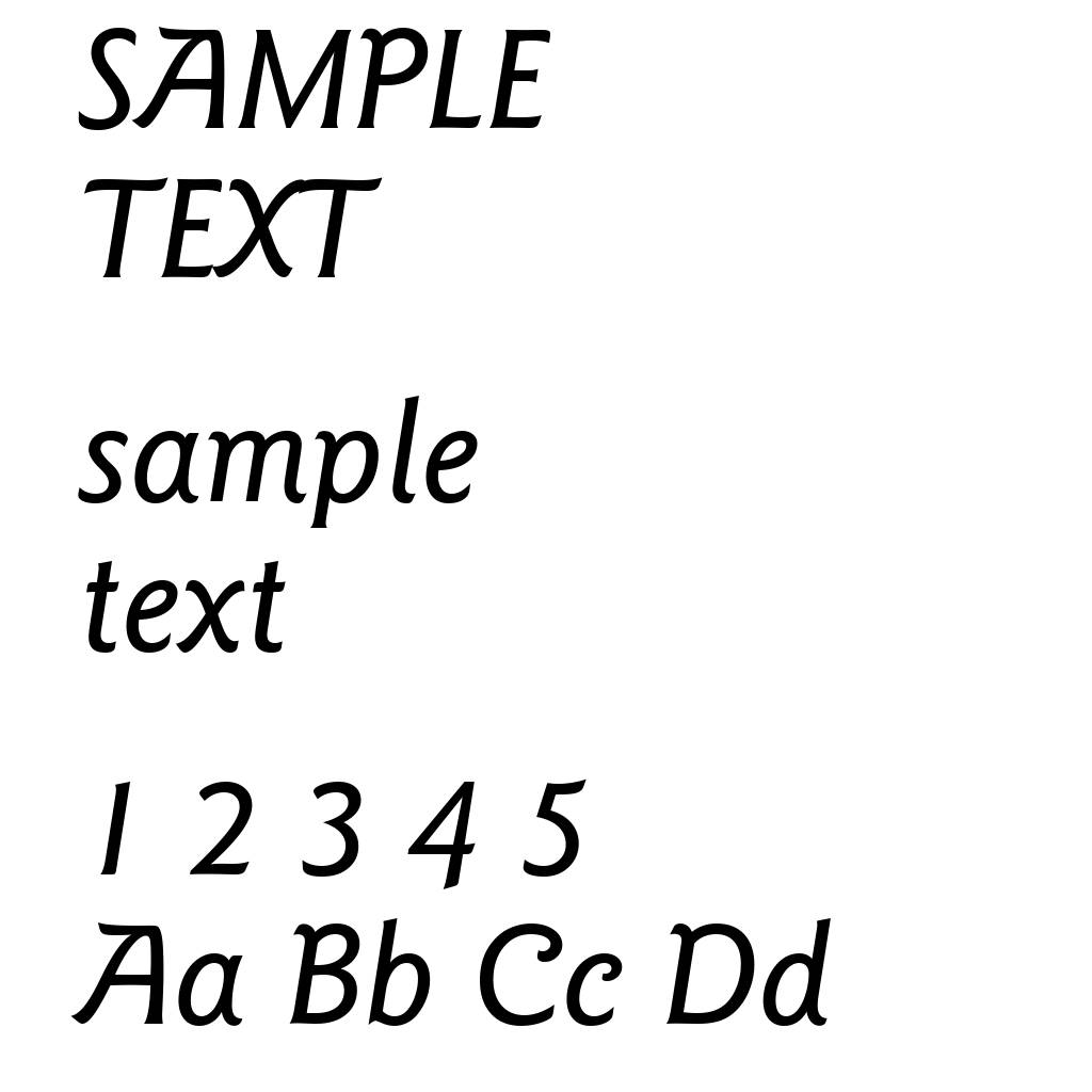 Goudy Sans Medium Italic BT