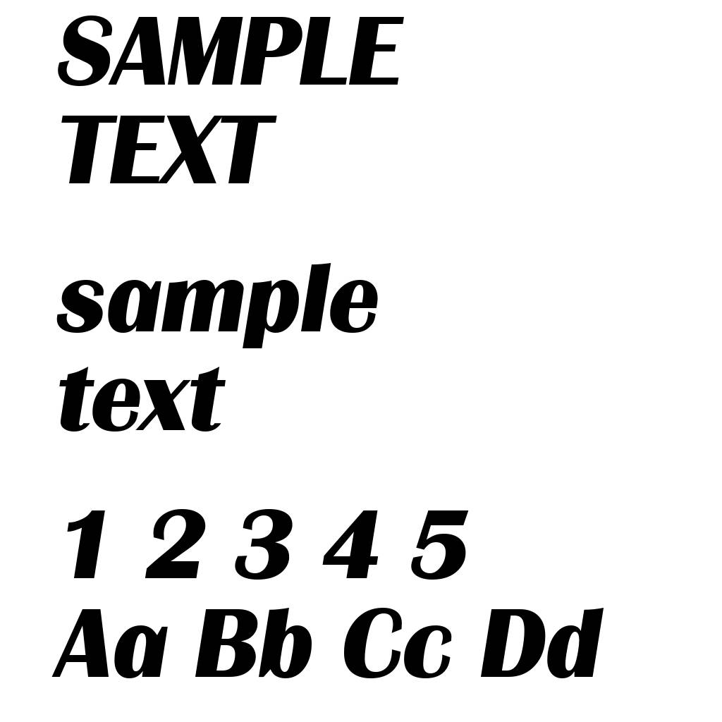 GrenobleSerial-Xbold-Italic