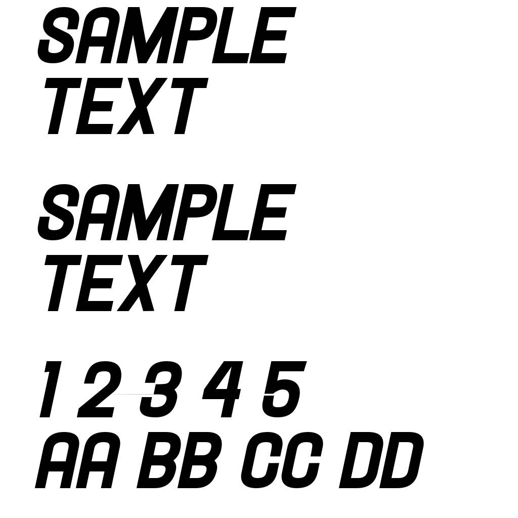 Hallandale Heavy Italic JL