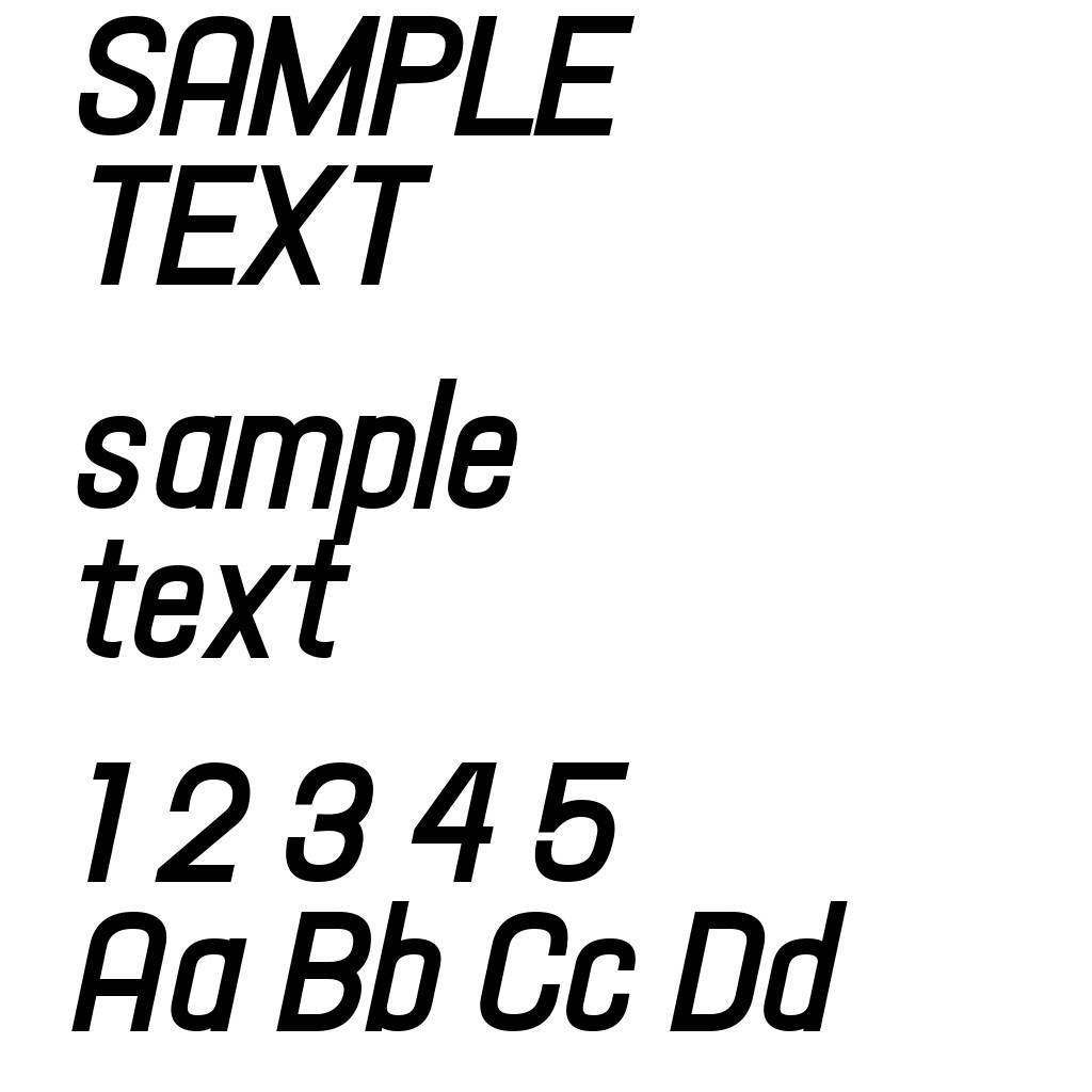 Hallandale Text Bold Italic JL