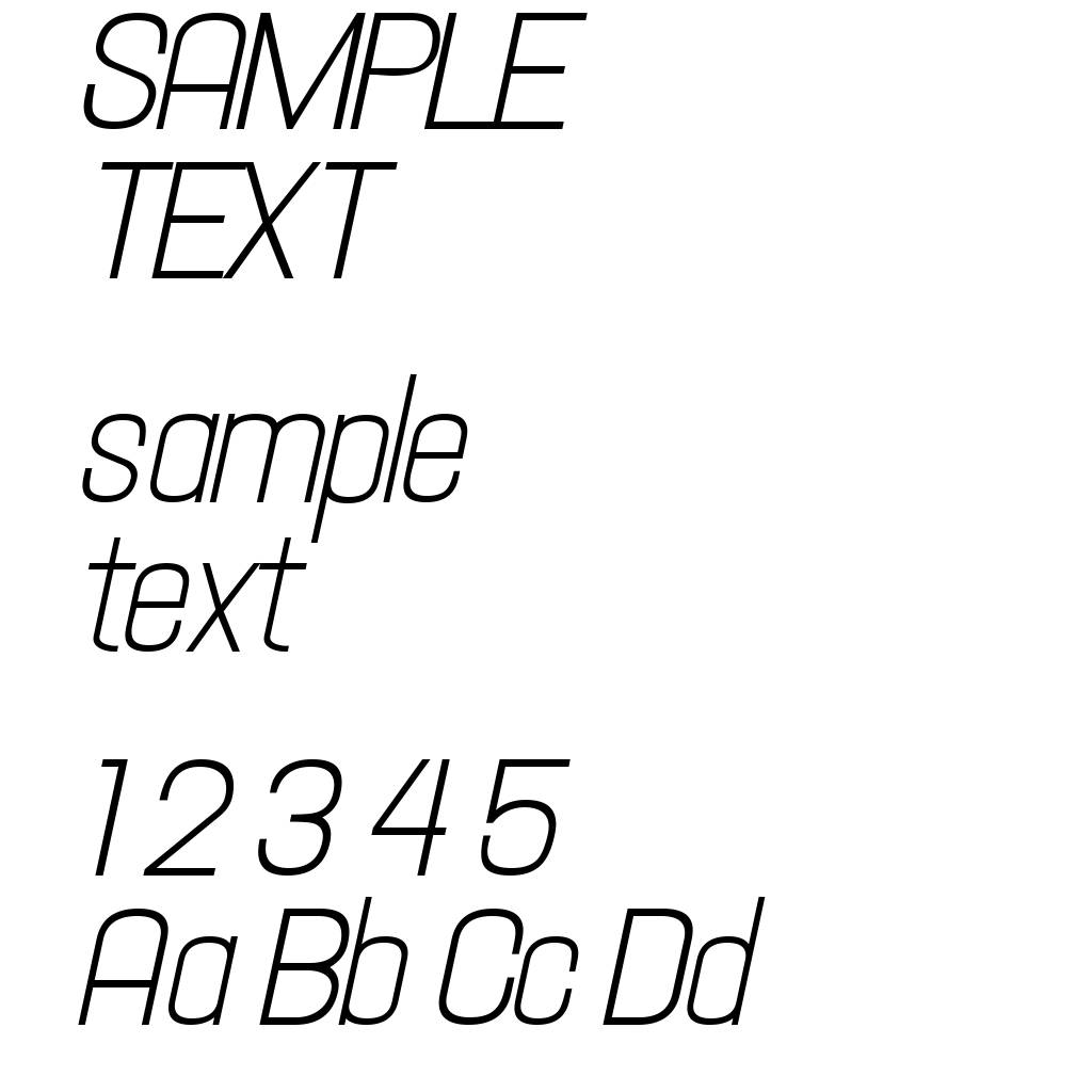 Hallandale Text Italic JL