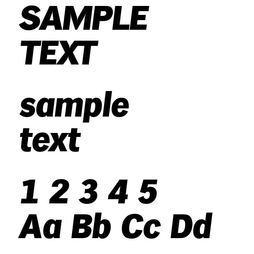 HamburgSerial-Heavy-Italic