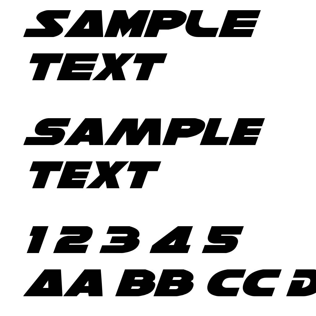 Han Solo Expanded Italic