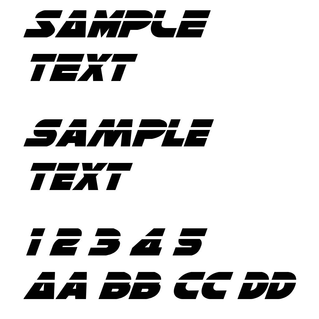 Han Solo Laser Italic