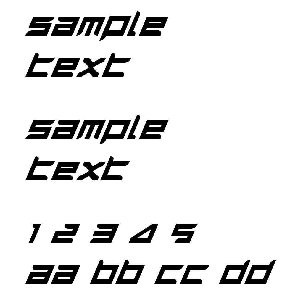 Harrier Bold Italic