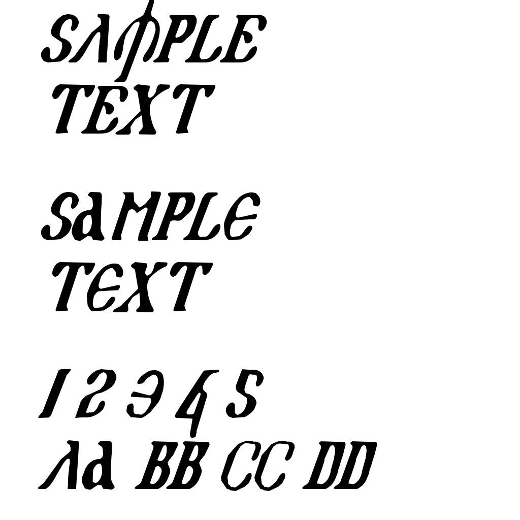 Holy Empire Condensed Italic