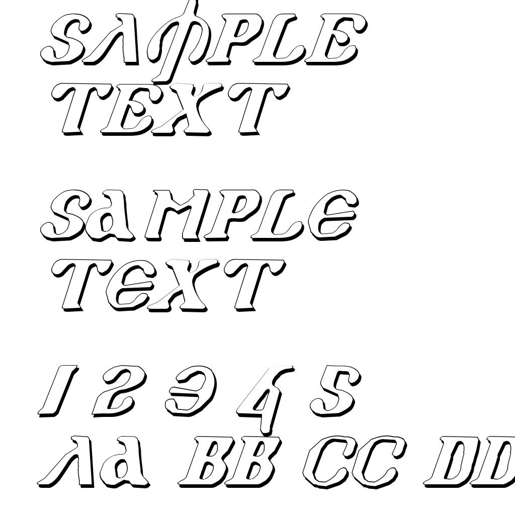 Holy Empire Shadow Italic