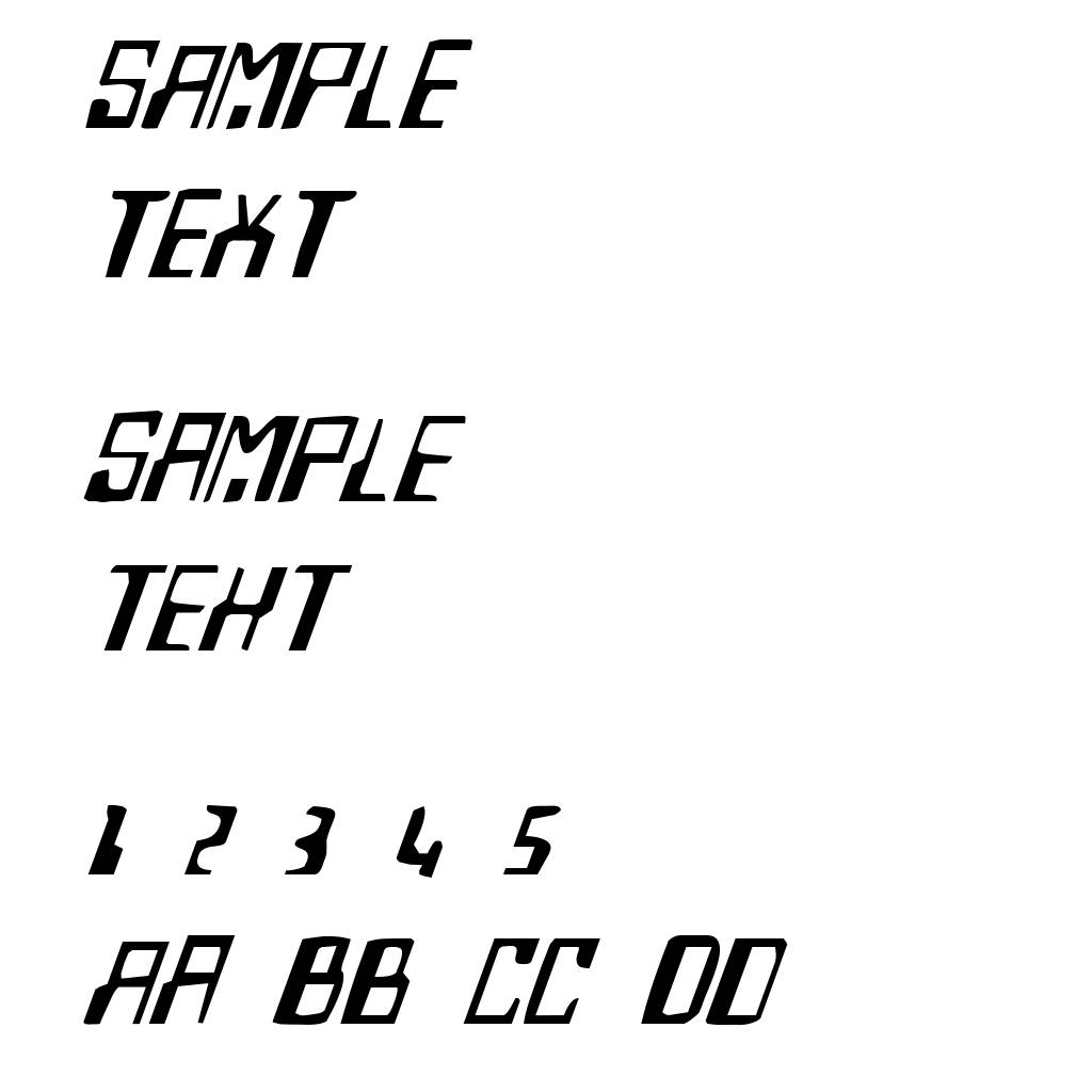 Homemade Robot Italic