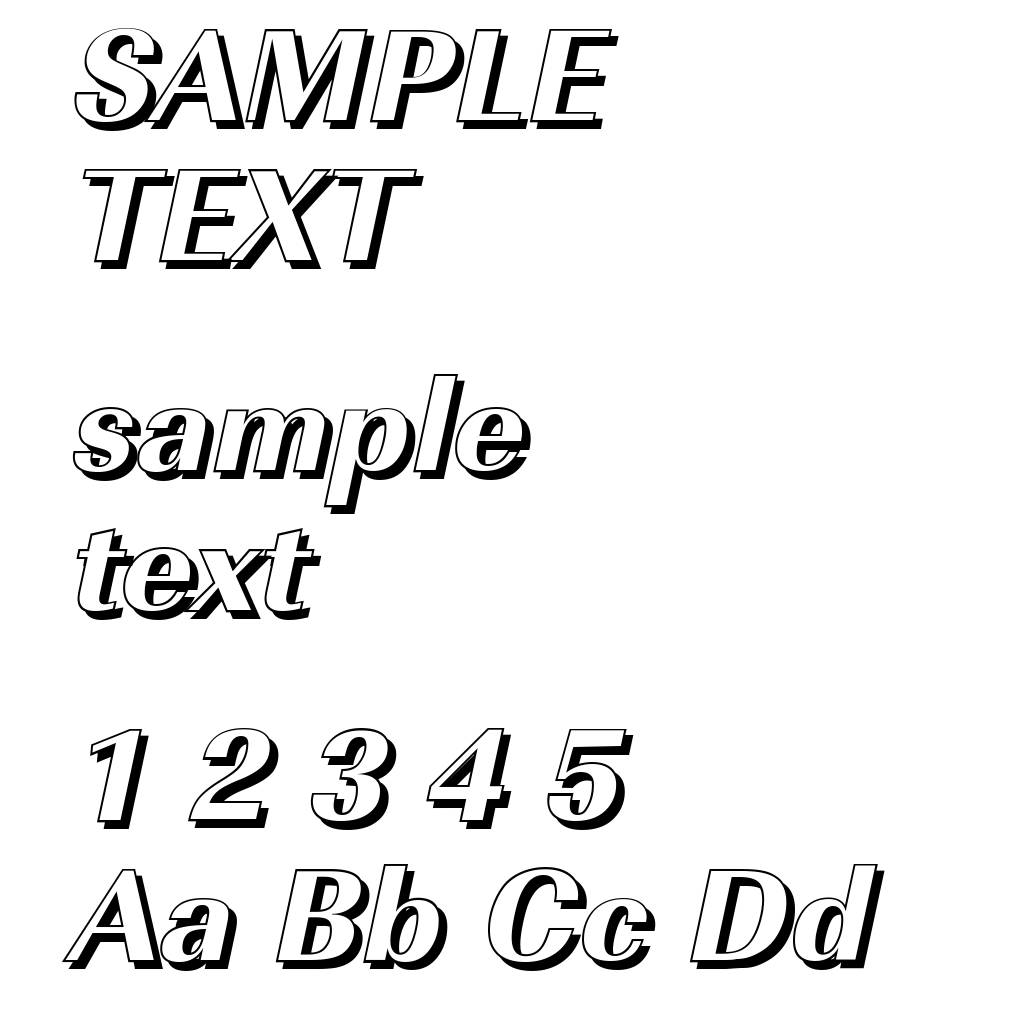 ImperialSh-Xbold-Italic