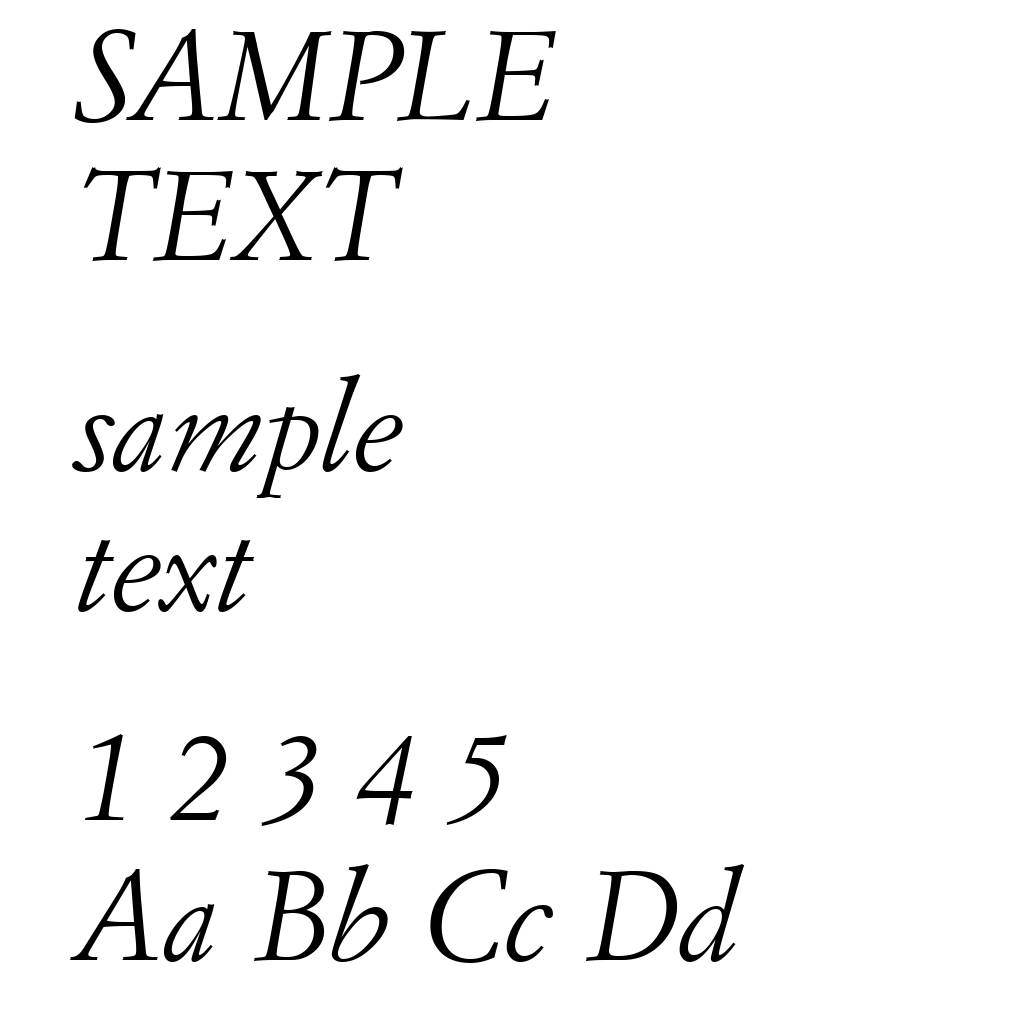 Italian-Garfeld Italic