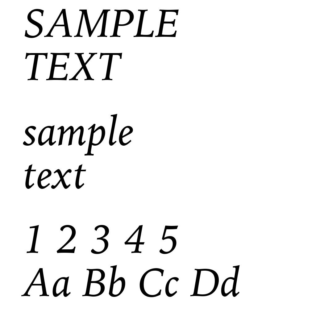 Bitstream Iowan Old Style Italic BT