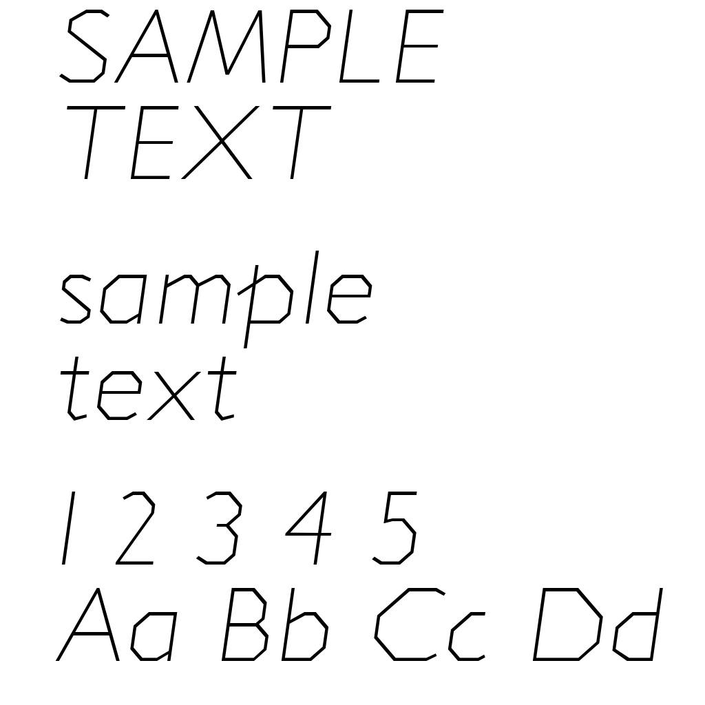 Jillican ExtraLight Italic