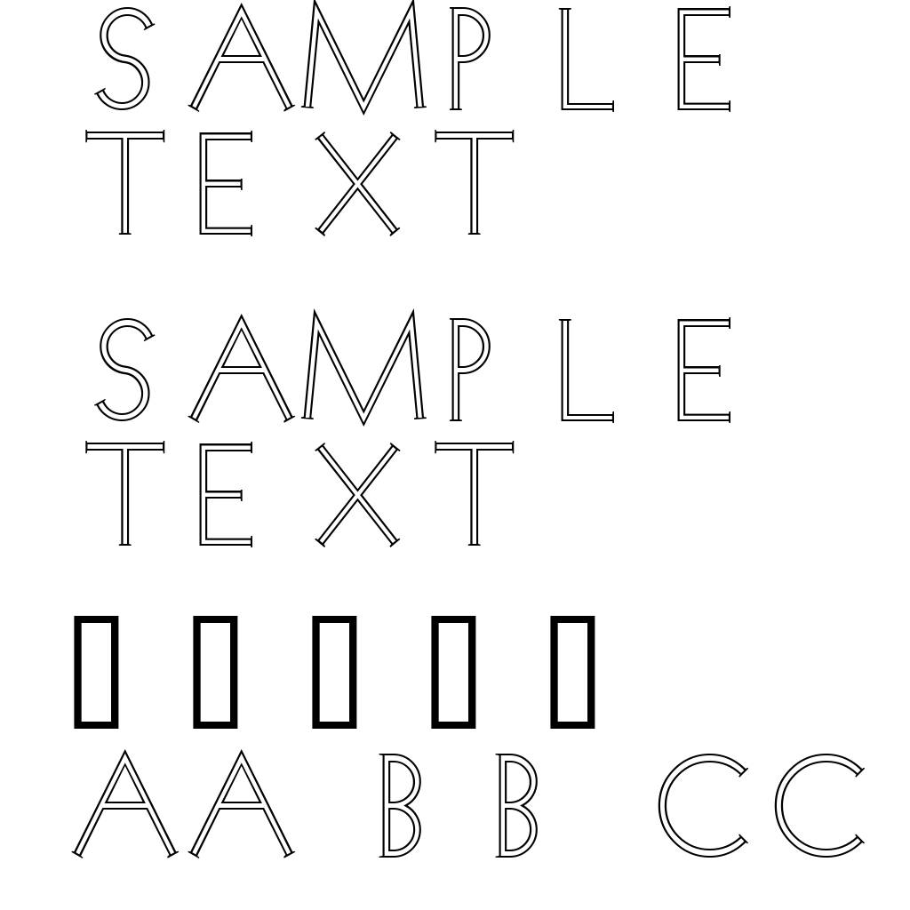 Koch Quadrat Outlines