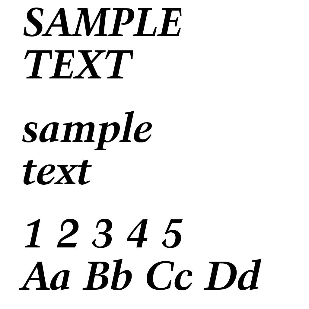 Kuenstler 480 Bold Italic BT