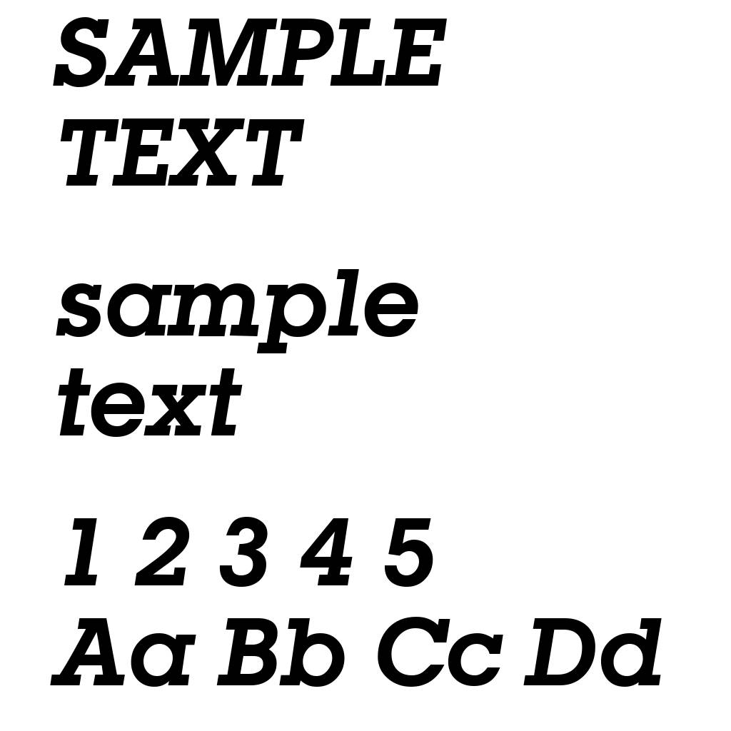 L850-Slab-BoldItalic