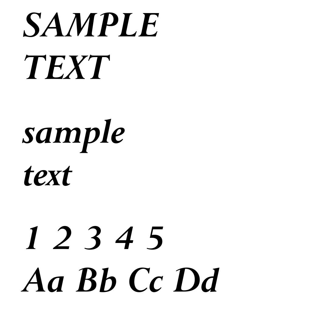 Lapidary 333 Bold Italic BT