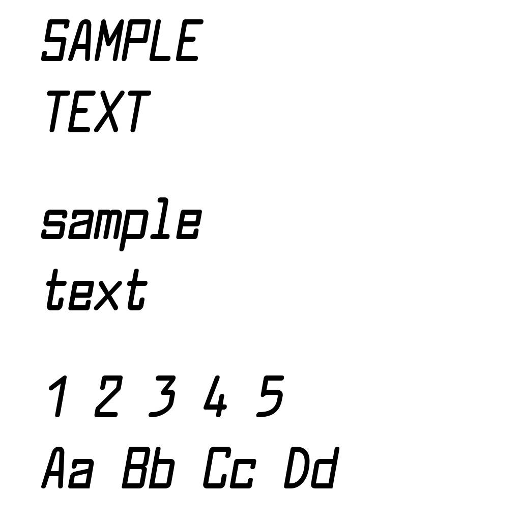 Larabiefont Condensed Bold Italic