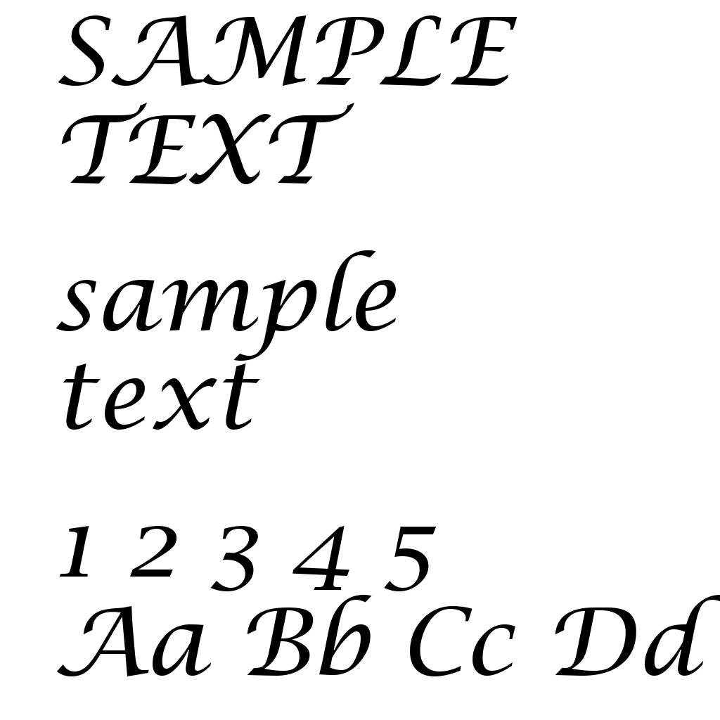Lucida Calligraphy Italic