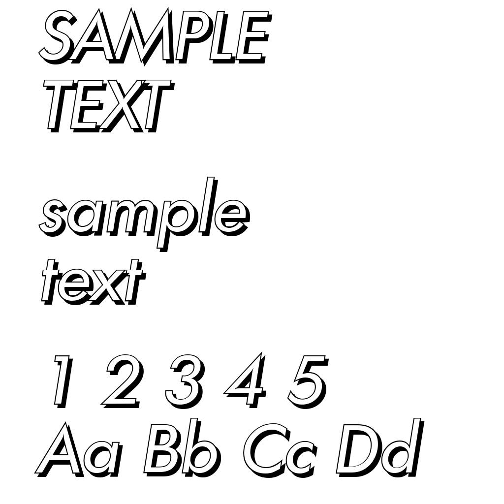 LimerickShadow-Italic