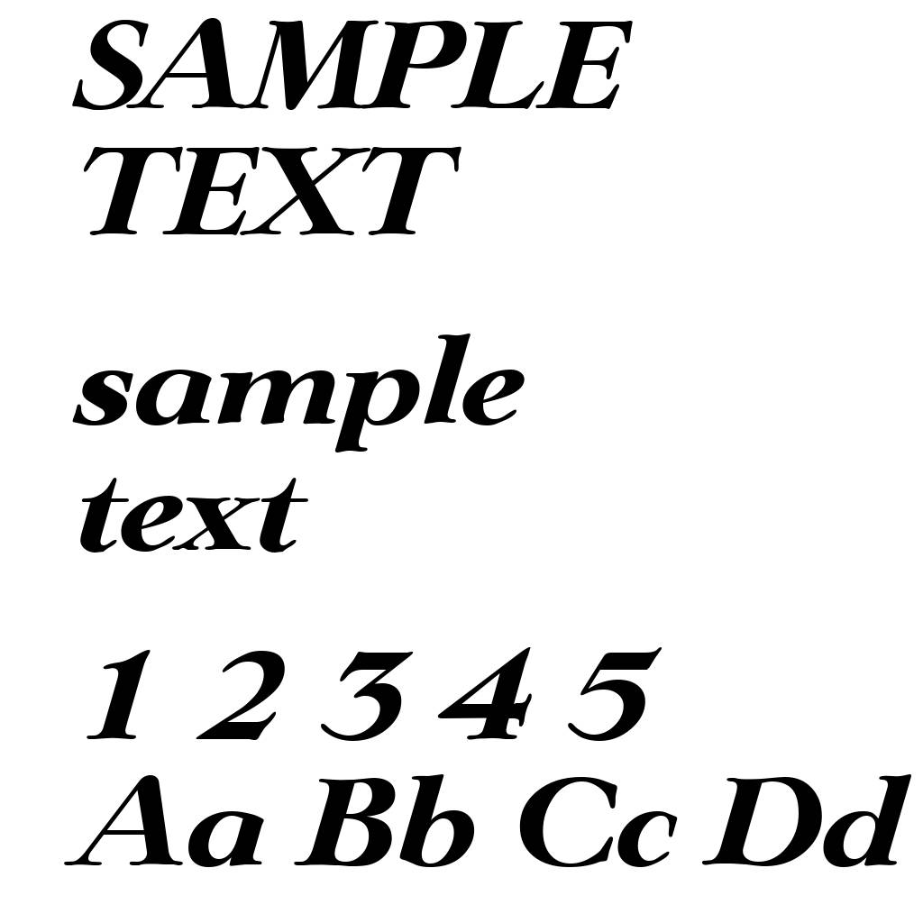 LingwoodSerial-Xbold-Italic