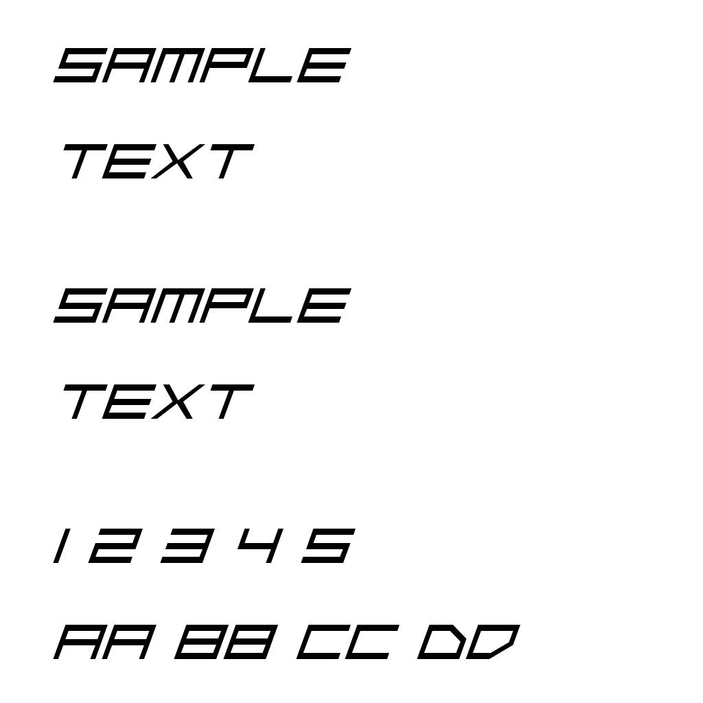 Low Gun Screen Expanded Italic