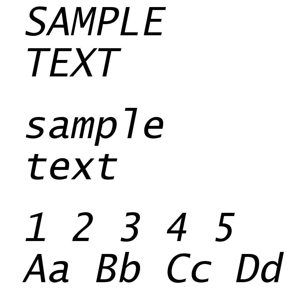 Lucida Sans Typewriter Oblique