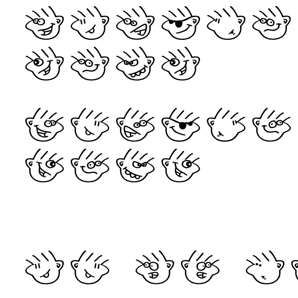 Many moods of Moe