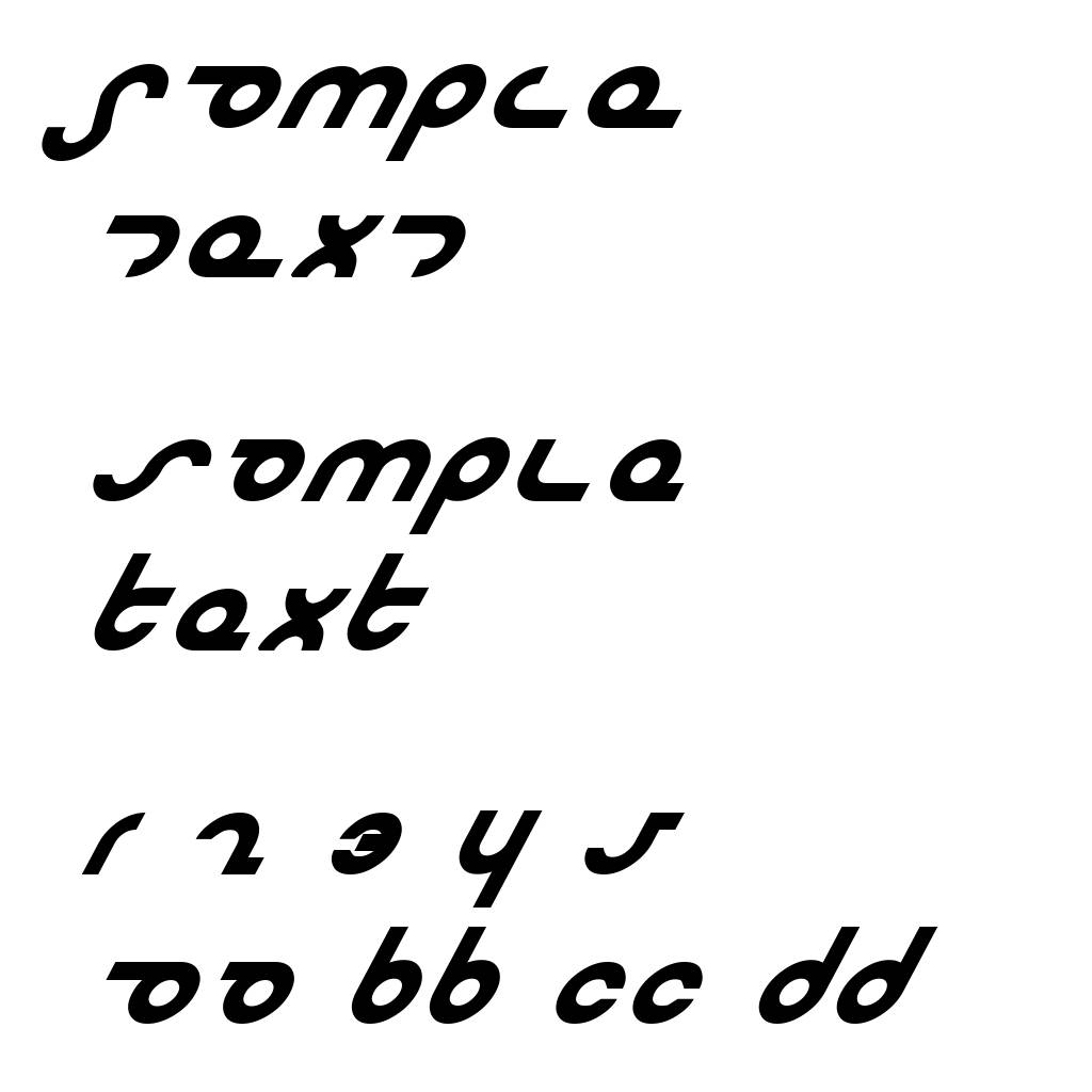 Masterdom Bold Italic