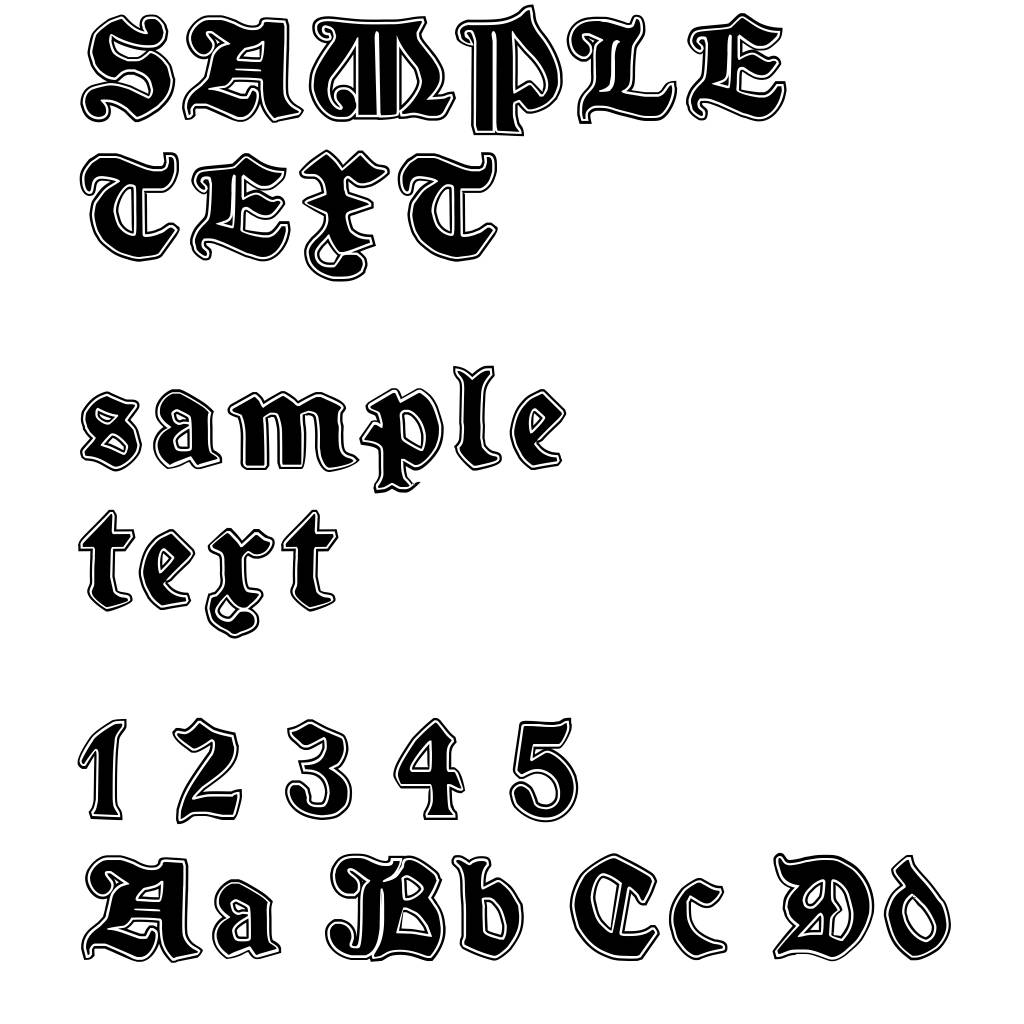 Minim Outline ExtraBold