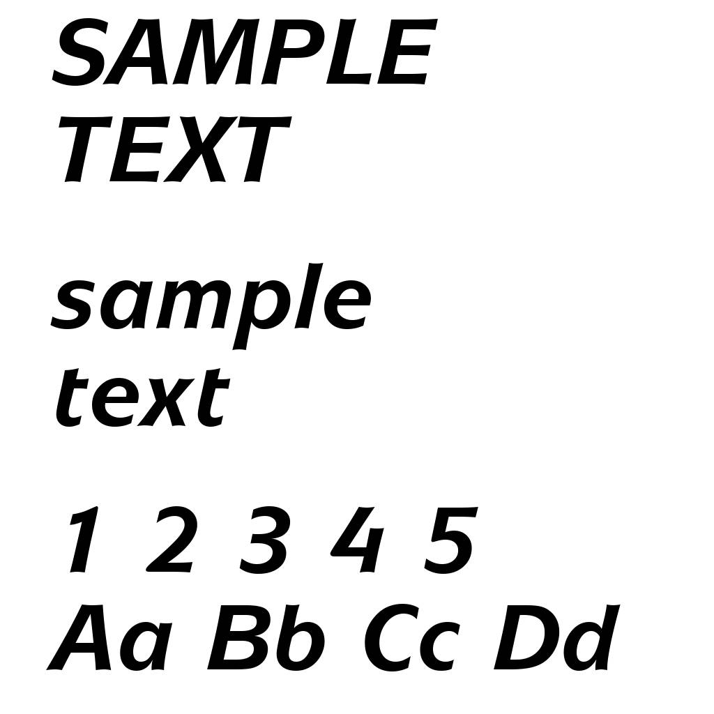 Mixage Bold Italic BT