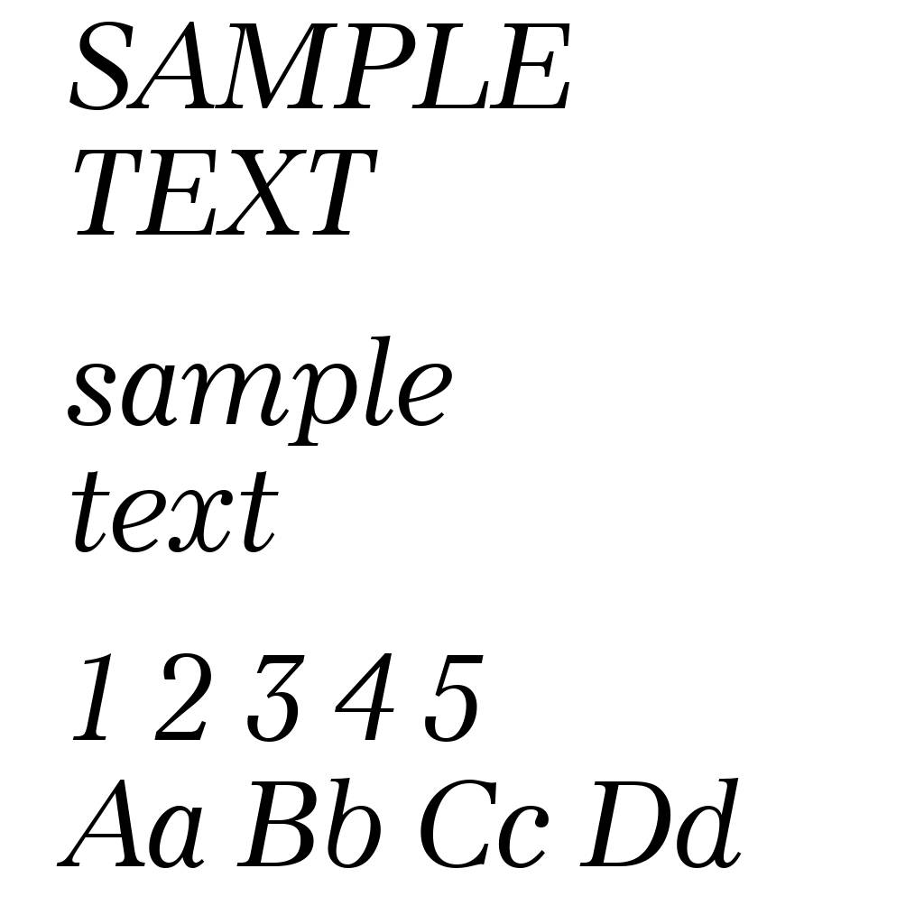Modern 880 Italic BT